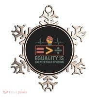 Equality is Greater Than Division Ornament thumb 0