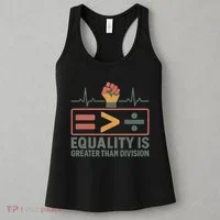 Equality is Greater Than Division Women's Tank Top thumb 3