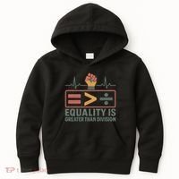 Equality is Greater Than Division Kids Hoodie thumb 0