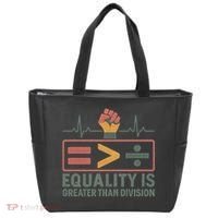 Equality is Greater Than Division Tote Bag thumb 0