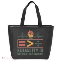 Equality is Greater Than Division Tote Bag thumb 0