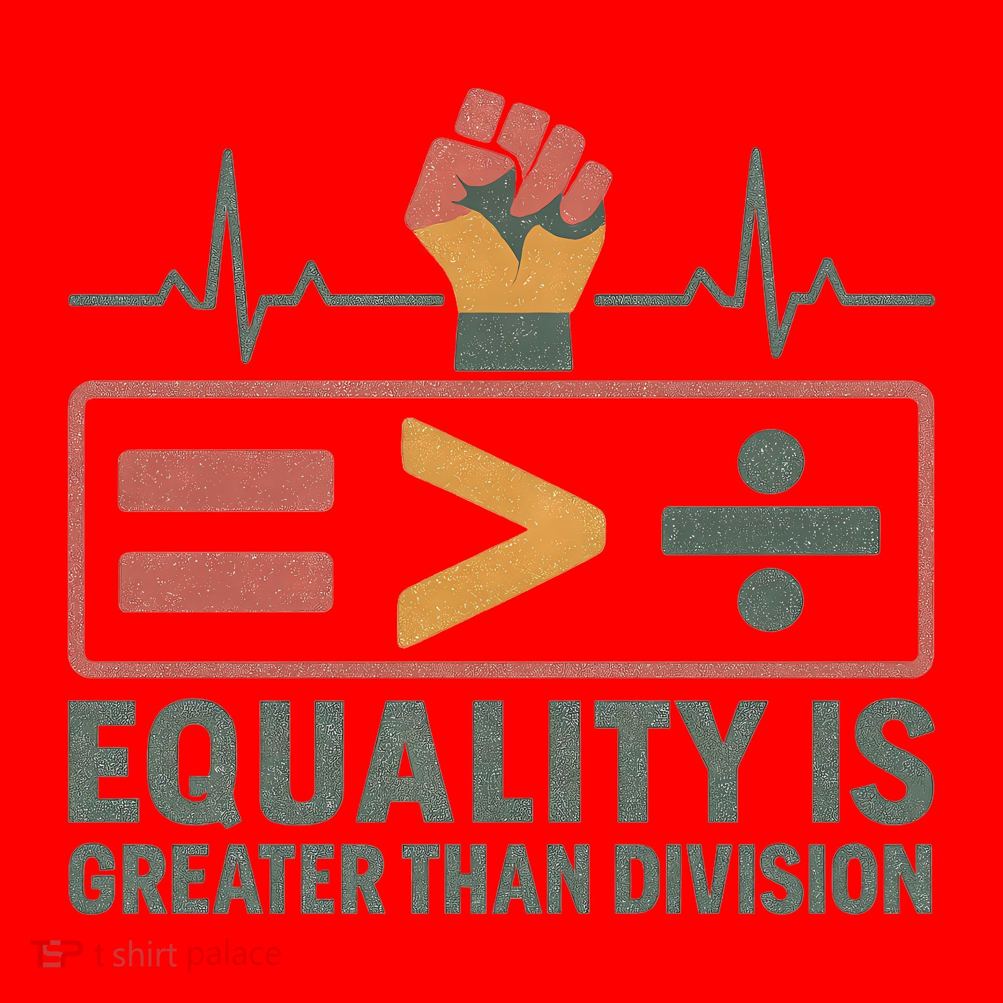 Equality is Greater Than Division Santa Hat