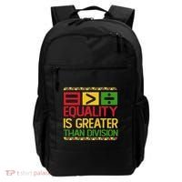 Equality Is Greater Than Division Math Backpack thumb 0