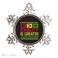 Equality Is Greater Than Division Math Ornament thumb 0