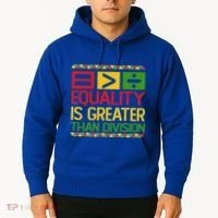 Equality Is Greater Than Division Math Hoodie thumb 2