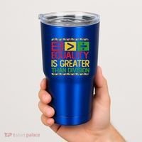 Equality Is Greater Than Division Math Tumbler thumb 2