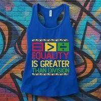 Equality Is Greater Than Division Math Women's Tank Top thumb 3