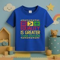 Equality Is Greater Than Division Math Toddler T-Shirt thumb 3