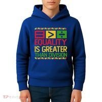 Equality Is Greater Than Division Math Kids Hoodie thumb 4