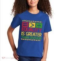 Equality Is Greater Than Division Math Kids T-Shirt thumb 2