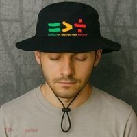 Equality Is Greater Than Division Bucket Hat thumb 2
