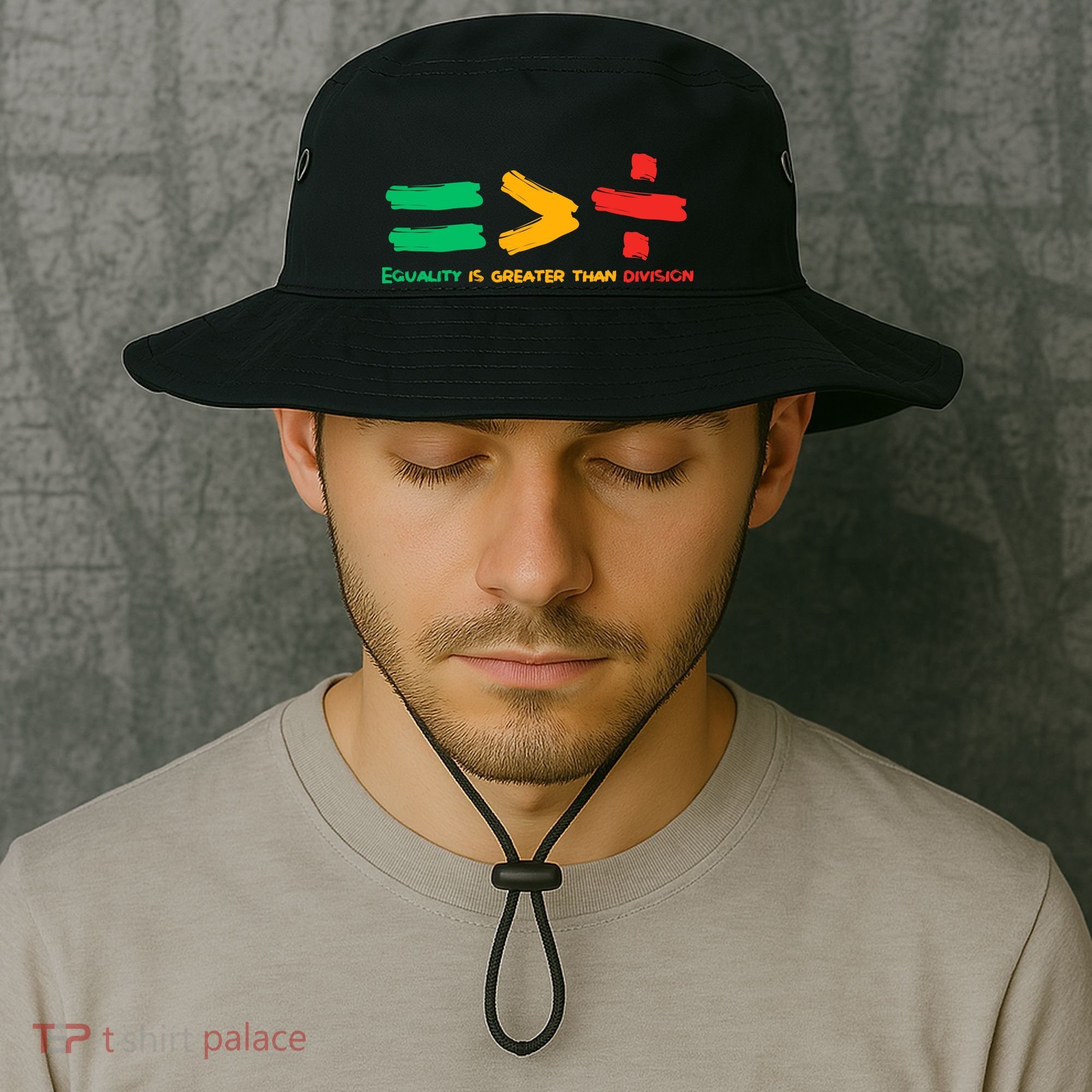 Equality Is Greater Than Division Bucket Hat