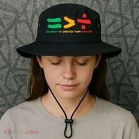 Equality Is Greater Than Division Bucket Hat thumb 3