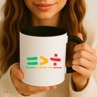 Equality Is Greater Than Division Coffee Mug thumb 3