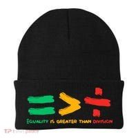 Equality Is Greater Than Division Beanie thumb 0