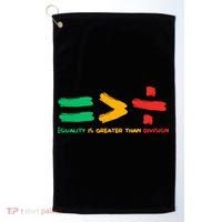 Equality Is Greater Than Division Golf Towel thumb 0