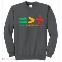Equality Is Greater Than Division Sweatshirt thumb 0