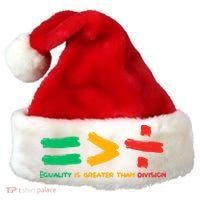 Equality Is Greater Than Division Santa Hat thumb 0