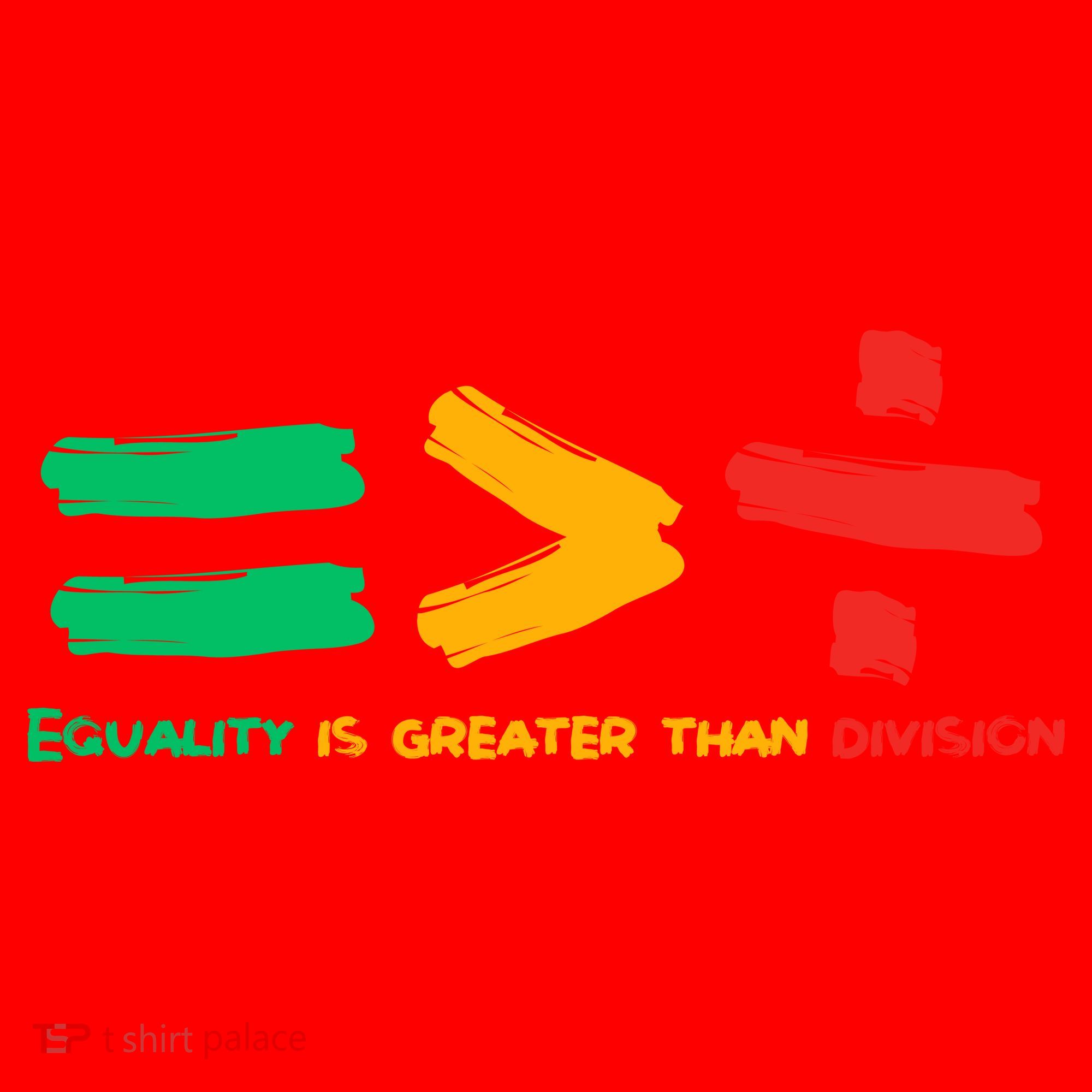 Equality Is Greater Than Division Santa Hat