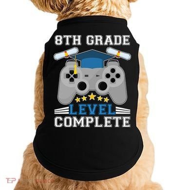 Eight 8th Grade Level Complete Gamer Graduation Doggie Tank