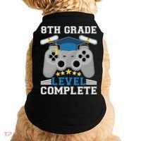 Eight 8th Grade Level Complete Gamer Graduation Doggie Tank thumb 0