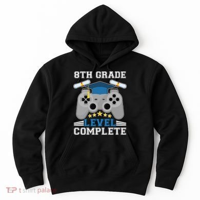 Eight 8th Grade Level Complete Gamer Graduation Hoodie