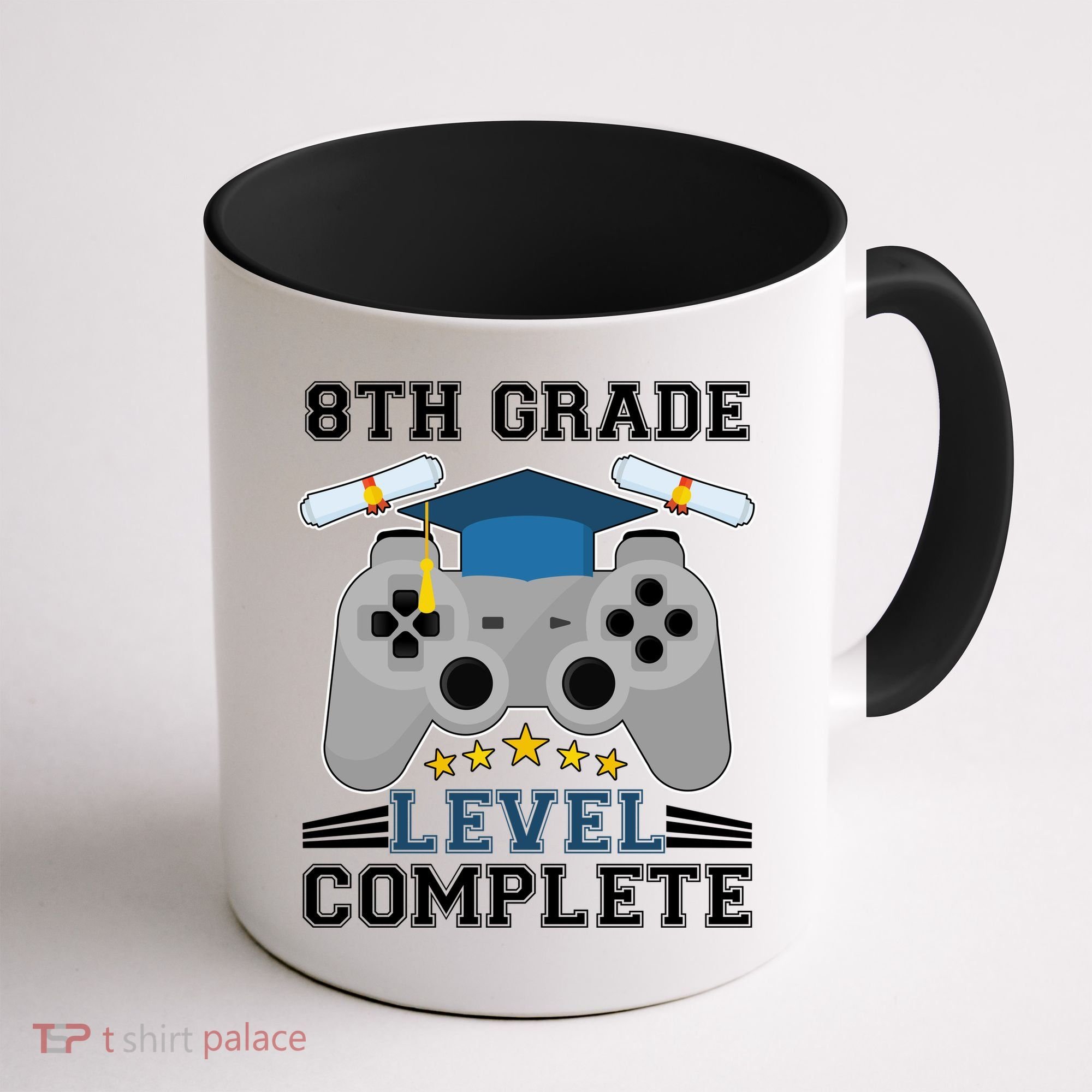 Eight 8th Grade Level Complete Gamer Graduation Coffee Mug