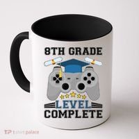 Eight 8th Grade Level Complete Gamer Graduation Coffee Mug thumb 0