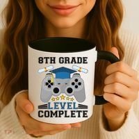Eight 8th Grade Level Complete Gamer Graduation Coffee Mug thumb 3