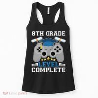 Eight 8th Grade Level Complete Gamer Graduation Women's Tank Top thumb 0