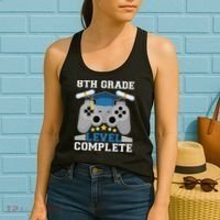 Eight 8th Grade Level Complete Gamer Graduation Women's Tank Top thumb 2