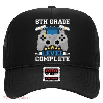 Eight 8th Grade Level Complete Gamer Graduation Hat