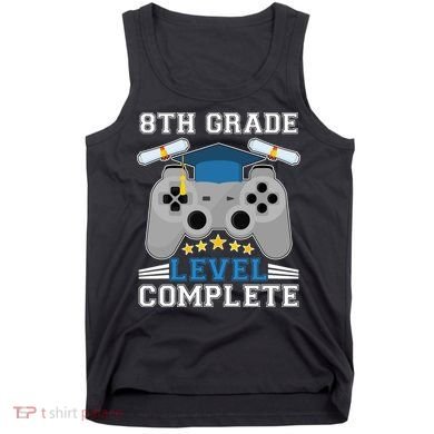 Eight 8th Grade Level Complete Gamer Graduation Tank Top