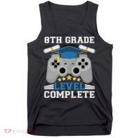 Eight 8th Grade Level Complete Gamer Graduation Tank Top thumb 0