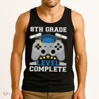 Eight 8th Grade Level Complete Gamer Graduation Tank Top thumb 3