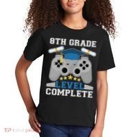 Eight 8th Grade Level Complete Gamer Graduation Kids T-Shirt thumb 2