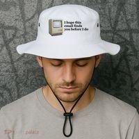 Emotionalclub I Hope This Email Finds You Before I Do Bucket Hat thumb 2