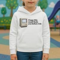 Emotionalclub I Hope This Email Finds You Before I Do Kids Hoodie thumb 3