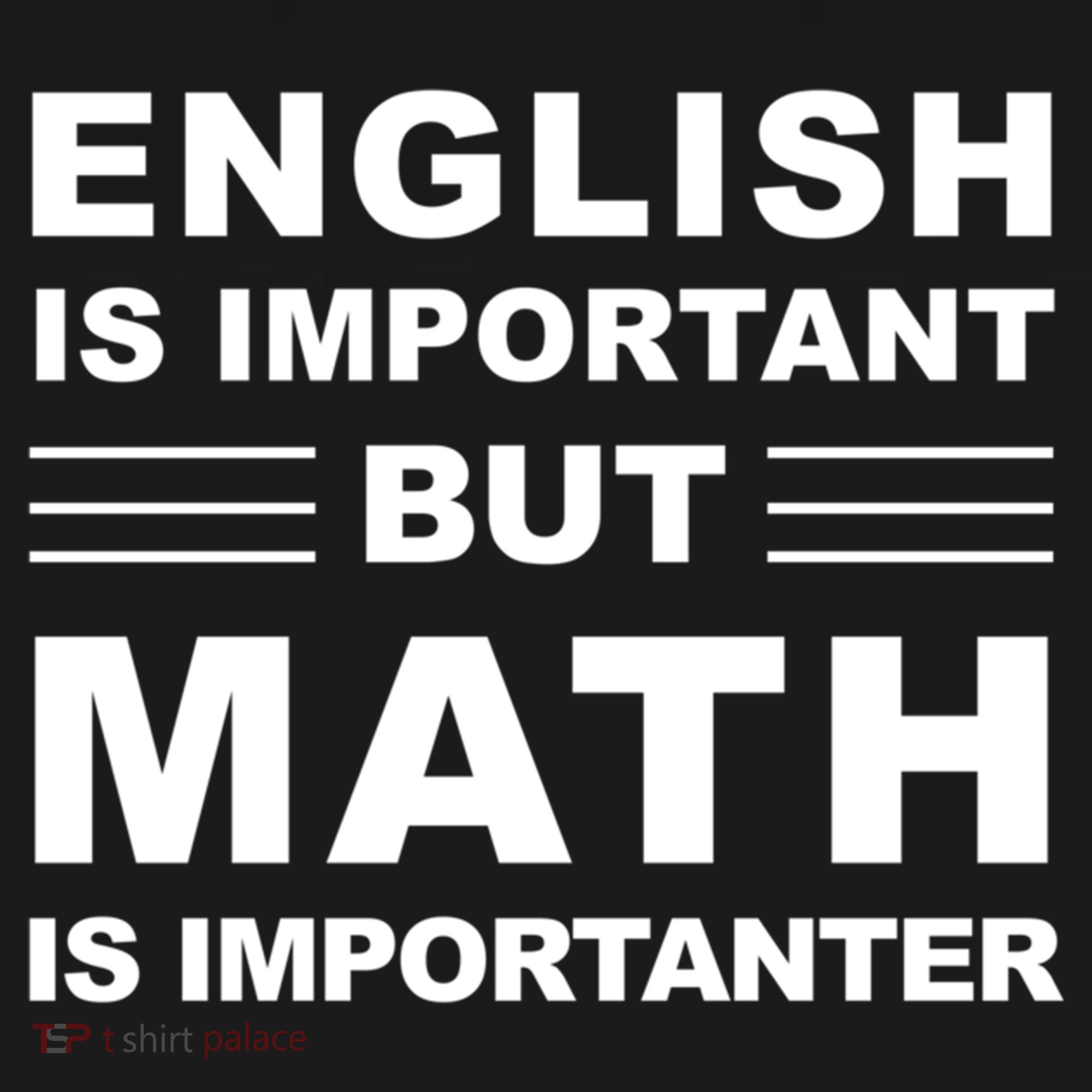 English Is Important But Math Is Importanter Funny School Gift Ornament