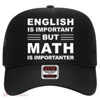 English Is Important But Math Is Importanter Funny School Gift Hat thumb 0