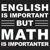 English Is Important But Math Is Importanter Funny School Gift Hat thumb 2