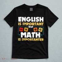 English Is Important But Math Is Importanter Funny Math Geek T-Shirt thumb 5