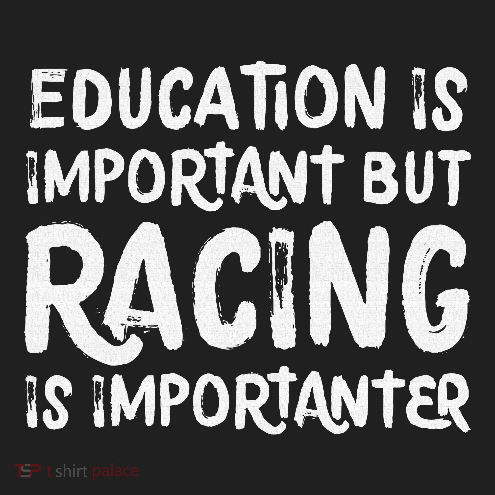 Education Is Important But Racing Is Importanter Race Car Beanie