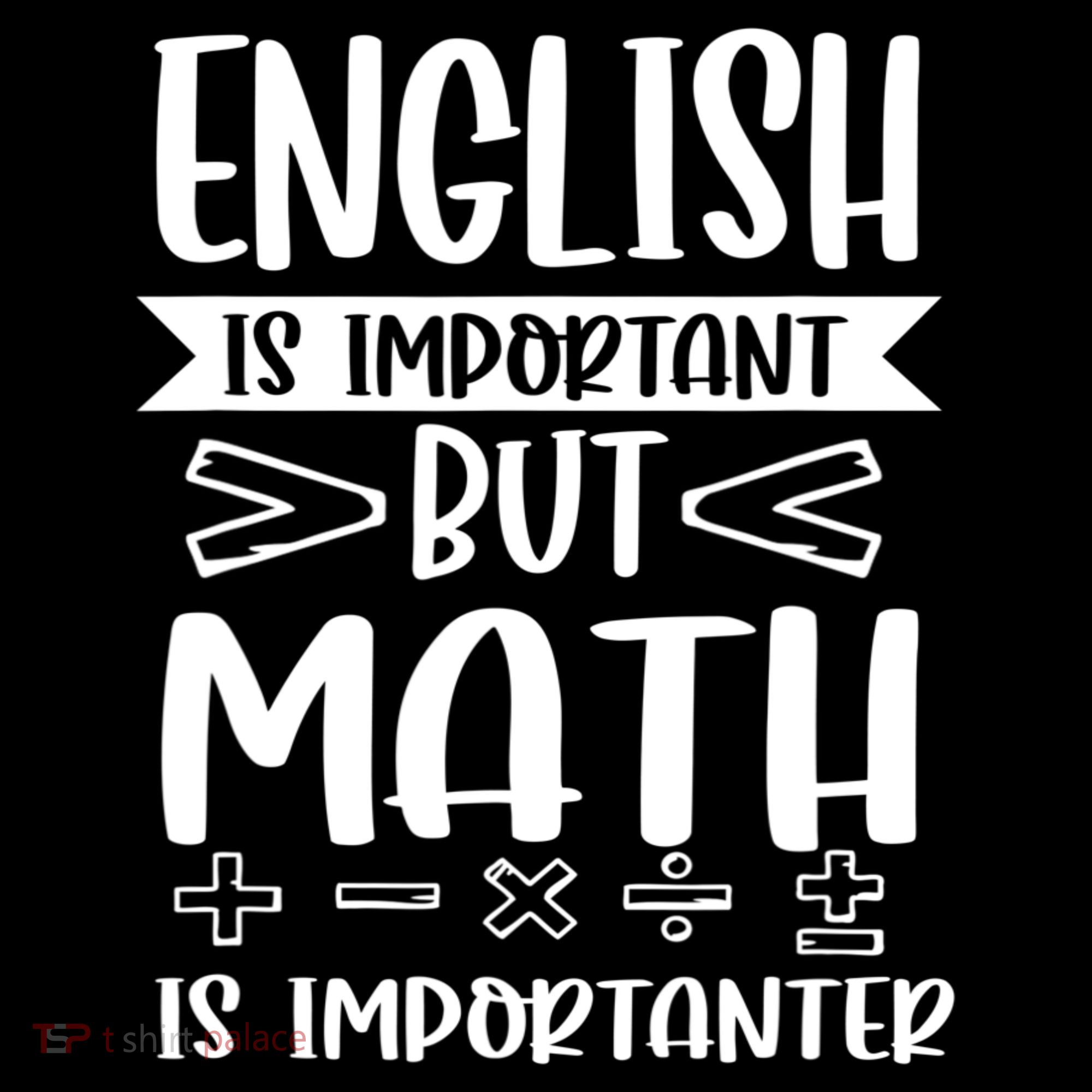 English Is Important But Math Is Importanter Ornament