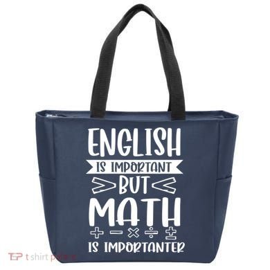 English Is Important But Math Is Importanter Tote Bag