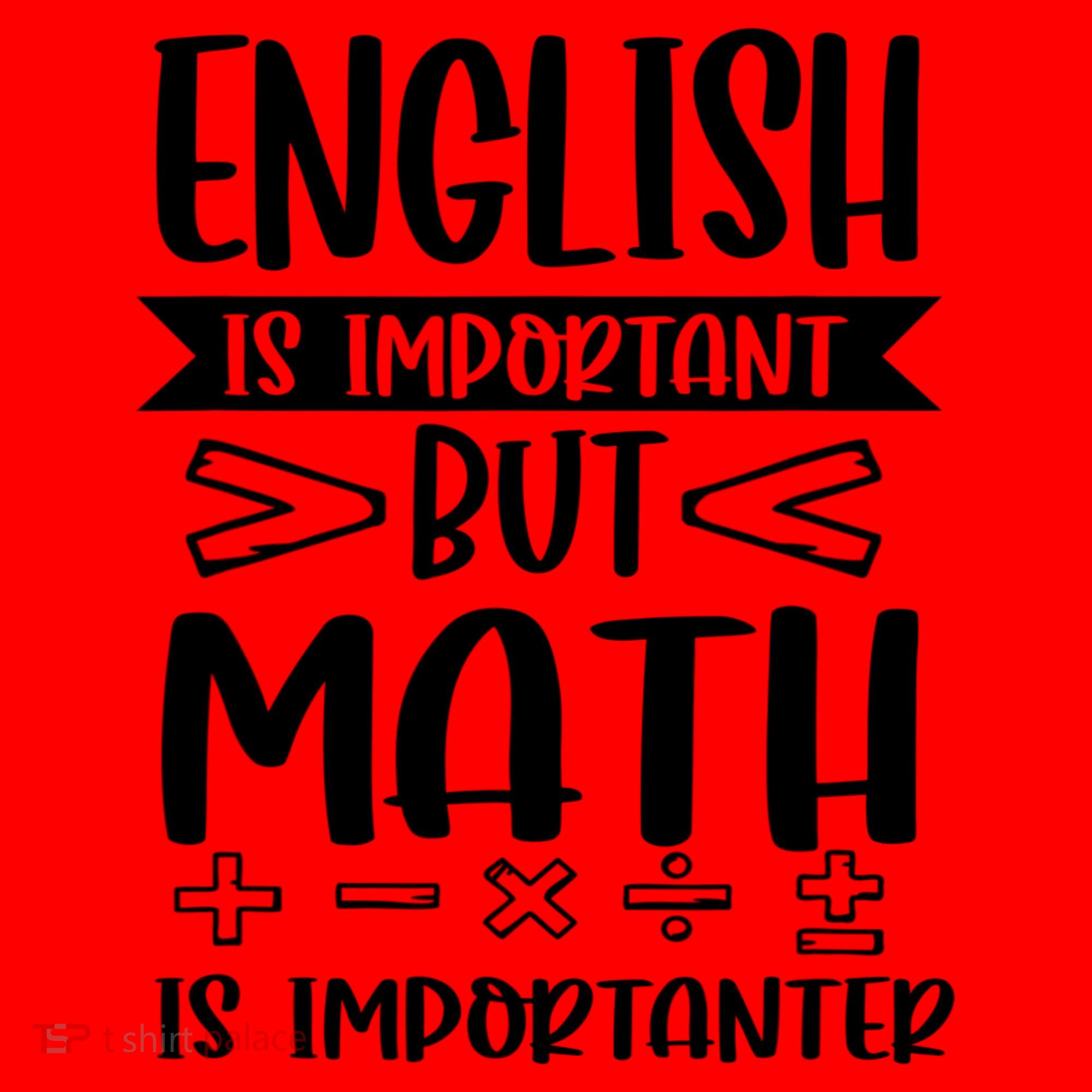 English Is Important But Math Is Importanter Santa Hat