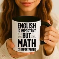 English Is Important But Math Is Importanter Coffee Mug thumb 3