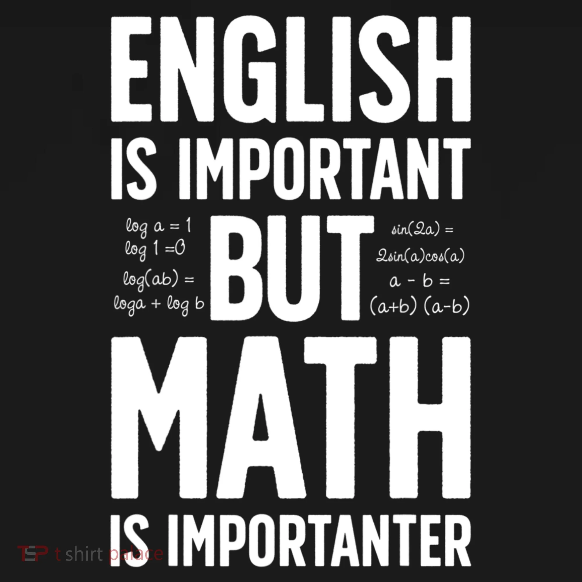 English Is Important But Math Is Importanter Ornament