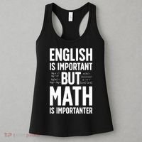 English Is Important But Math Is Importanter Women's Tank Top thumb 3