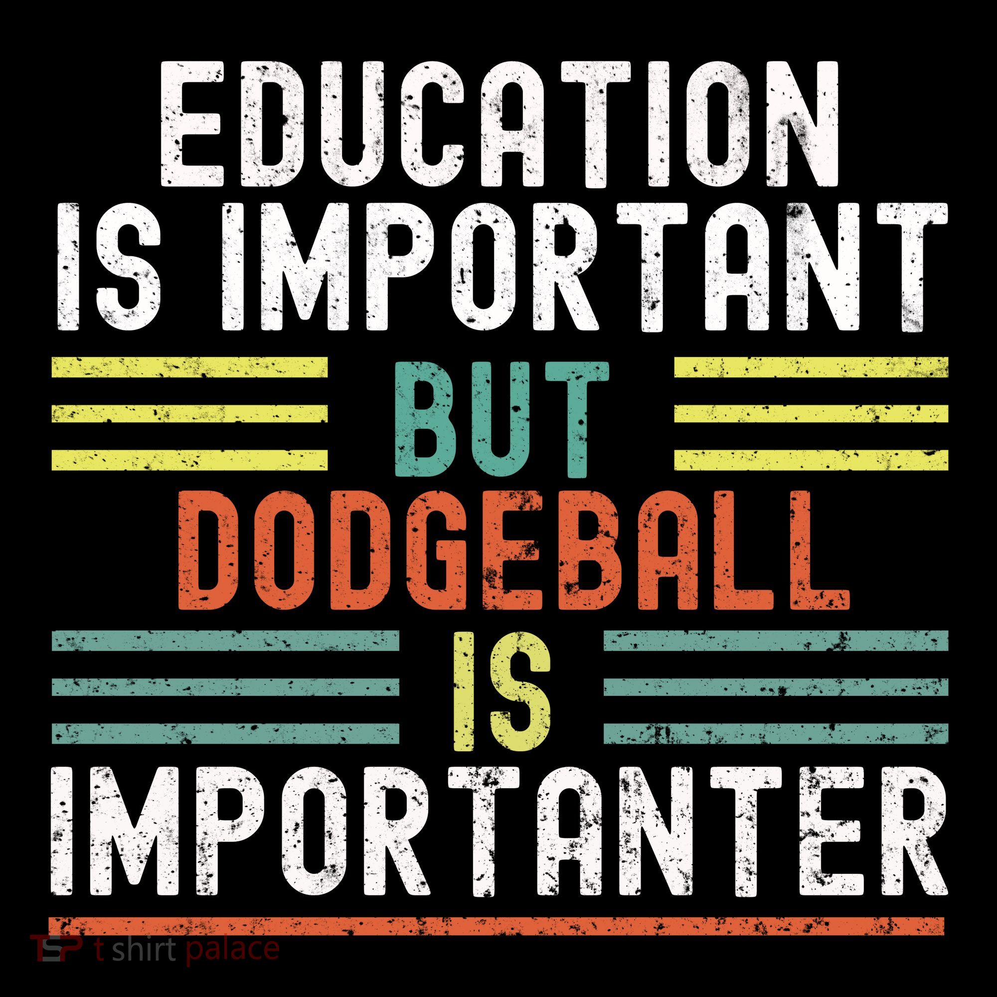 Education Is Important But Dodgeball Is Importanter Funny Women's Hoodie
